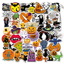 New pumpkin stickers 50 waterproof cartoon themes