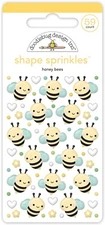 Crafts Doodlebug Sprinkles Puffy Honey Bees Cute Happy Bumble Bees Smiling Faces
