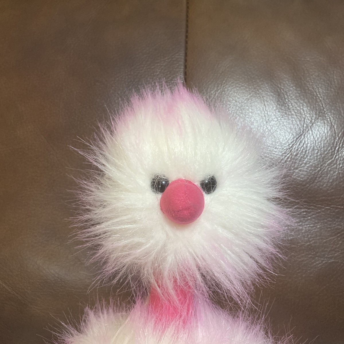 Jellycat London Pink Pom Pom Plush Bird Emu Ostrich Soft 15