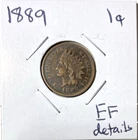 1889 Indian Head Penny Extra Fine Details . 13.71