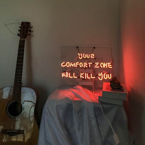 Your Comfort Zone Will Kill You Neon Sign Light for Bedroom Wall Decor