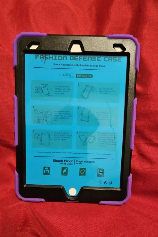 Seymcy Schutzhülle IPad Air 2,IPad 6-5. Generation,IPad Pro 9 7 Zoll Violett