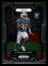 2023 Panini Prizm #309 Dorian Williams Rookie Buffalo Bills