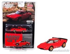 Lancia Stratos HF Stradale Rosso Arancio Red 1/64 MINI GT MGT00365