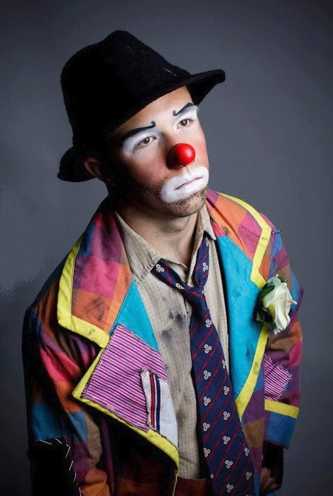 Esponja negra efecto barba maquillaje hobo teatral cara payaso TV FX Mehron Foto 3 de 4