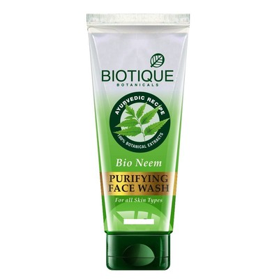 10 x 100 GM BIOTIQUE BIO NEEM REINIGENDES GESICHTSWASSER MIT KOSTENLOSEM WELT...