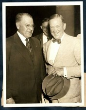 SENATORS WARREN R AUSTIN & CHARLES L MCNARY WHITE CONFERENCE 1939 Photo Y 234