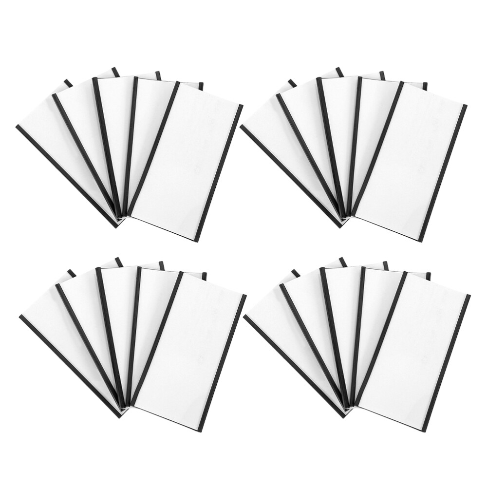 20 Pcs Magnetic Label Holders for Whiteboards and Cards
