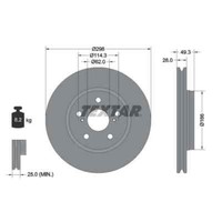 Textar 2X Bremsscheibe 92315703