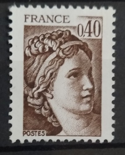 Frankrike - Variéte N°4229** sans phosphore tenant à une... | Barnebys