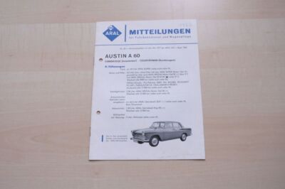 222013) Austin A 60 - Aral Announcements - Brochure 197?