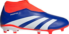 Adidas Predator Elite LL F FG Blue Laceless Soccer IF6350 Sz 4 Men 5.5 Women
