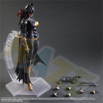 Play Arts Kai Batman Arkham Knight Batgirl PVC Action Figur Modell 25cm
