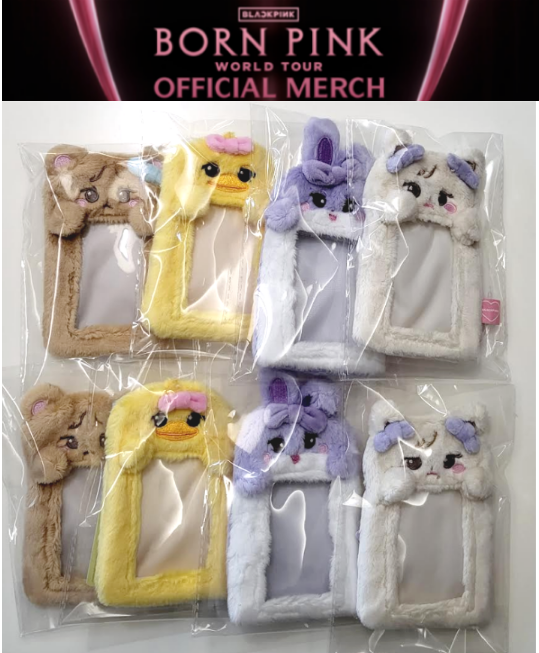 BLACKPINK Character PhotoCard Holder Plush Official *Paid US