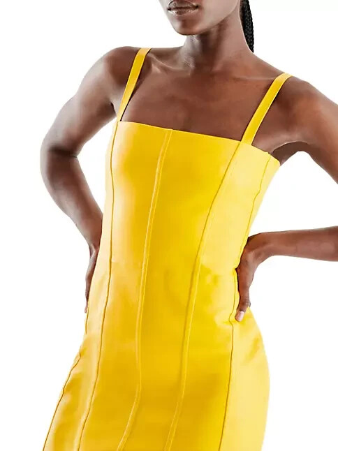 STRETCH LEATHER DRESS for women and girl Handmade Genuine Leather Dress |  eBay