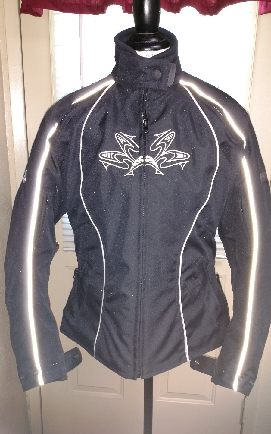 Black Armoured Motorcycle Jacket | eBay