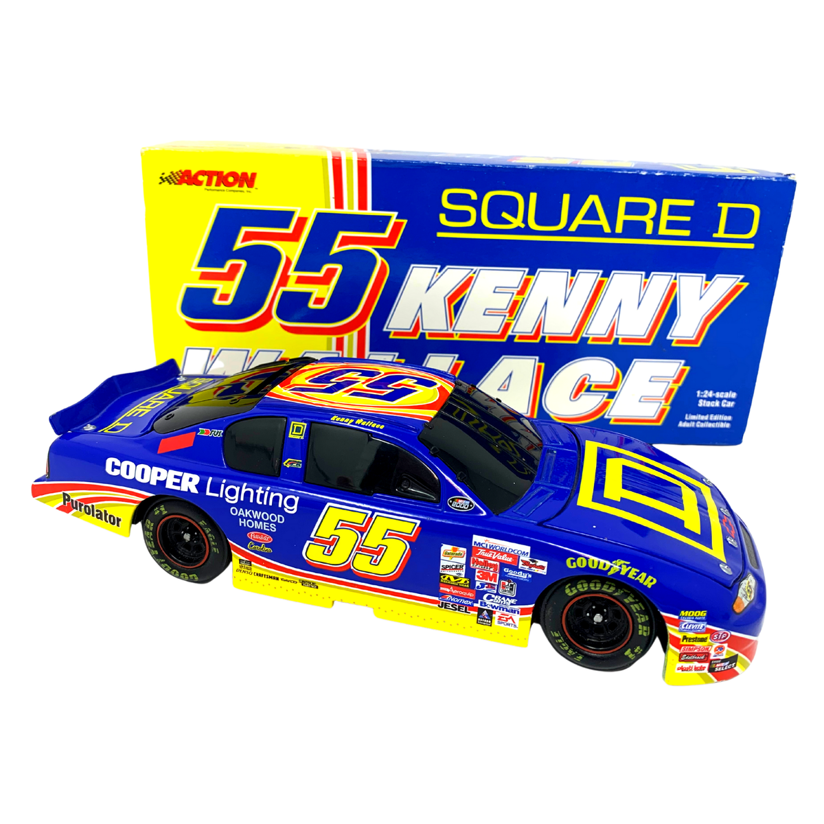 Action Nascar Kenny Wallace #55 Square D Chevy Monte Carlo BANK 1