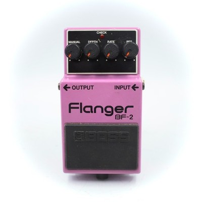 BOSS BF-2 Flanger 1983 Made In Japan Black Label ACA Vintage Effect Pedal 268600