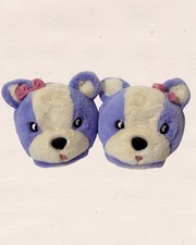 NEW Lazy Oaf Cute Purple Teddy Bear Slippers