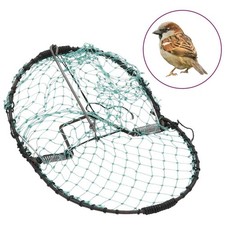 Bird Trap Green 22 x 20 x 2.5 cm  Steel vidaXL