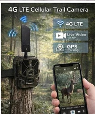 Suntek HC-940Pro-Li 4G LTE Cellular Trail Camera 30MP 4K Live App GPS
