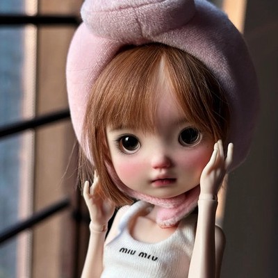 Handmade BJD Doll 1/6 SD Jointed with Face Makeup Big Eyes Resin Lovely Girl Toy