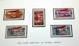 French Grand Lebanon: STRONG collection on forms from estate liquidation