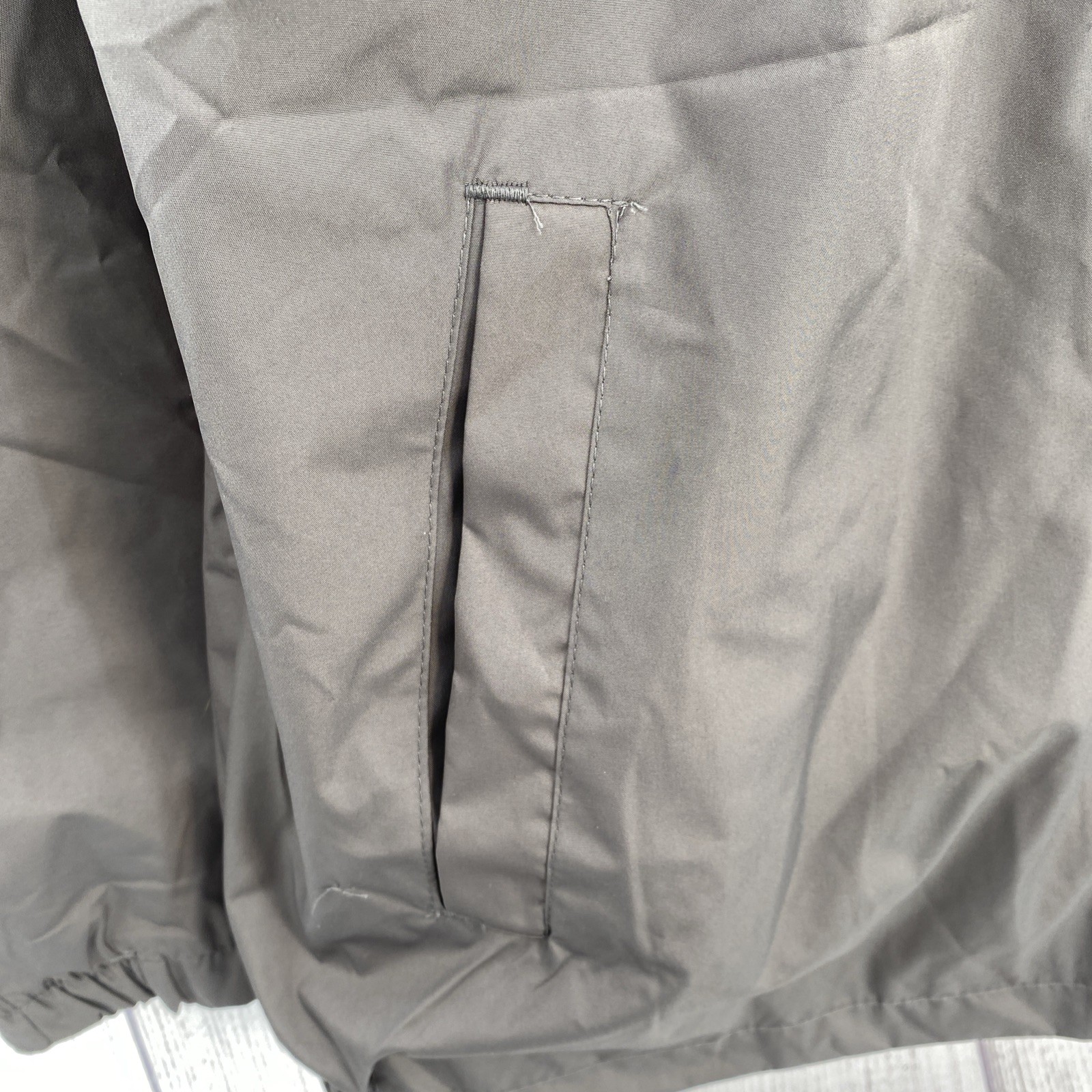 US Polo Assn Jacket Mens XXL Castle Rock Gray Windbreaker Coat Rain Resistent thumbnail 3