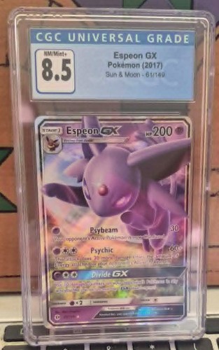 Espeon-GX graded CGC 8.5 for sale on eBay