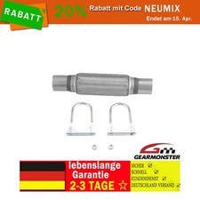 Flexrohr Vorderrohr Edelstahl für Opel Astra G H Corsa Tigra 45 x 200mm Taoiaobt
