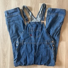 Dickies men s Blue Denim Bib Overalls 100 Cotton Work Construction