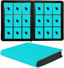 16 Pocket Card Binder 1024+ Cards Album Zip Folder for MTG TCG Sports Cards