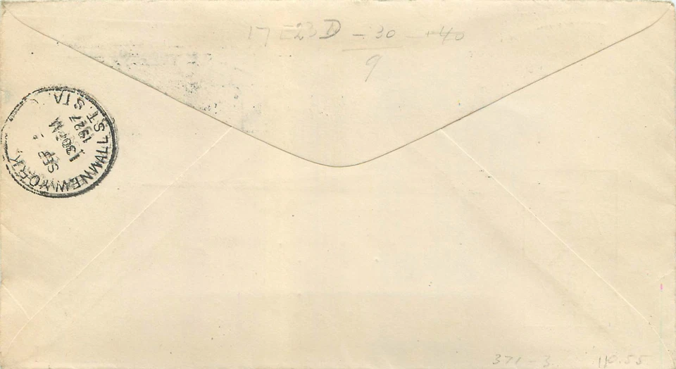 Correo aéreo de Estados Unidos 1927 primer vuelo nocturno durante la noche, Nueva York - Chicago Foto 2 de 2