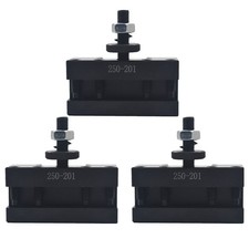 3 Pieces BXA 1 Quick Change Turning  Facing Tool Post Holder 250-201