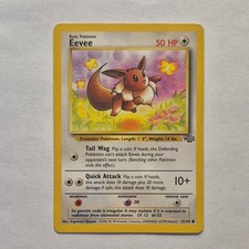 Pokémon Eevee Jungle 51/64 Regular 50 HP Common Unlimited English