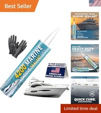 Marine Sealant Adhesive Waterproof Fast Cure Hull Deck Pond RV Sealant