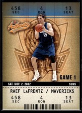 Raef LaFrentz 2002-03 Fleer Authentix #75 Dallas Mavericks