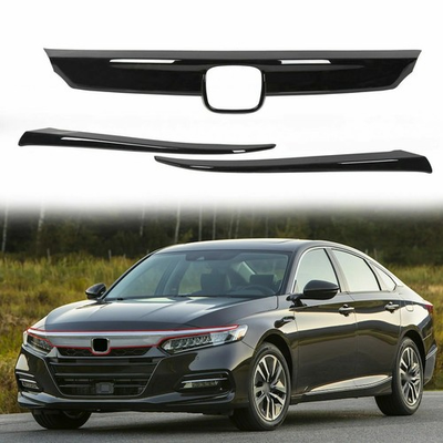 #ad #ad For Honda Accord Sedan 2018 2020 10th Gen Grille JDM Sport Style Glossy Black $40.66