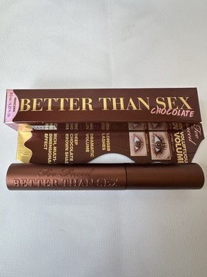 Too Faced Better Than Sex Mascara- Chocolate - 8.0mL / 0.27oz NIB Free Shipping