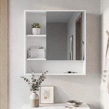Recessed Medicine Cabinet Bathroom Mirror Wall Storage