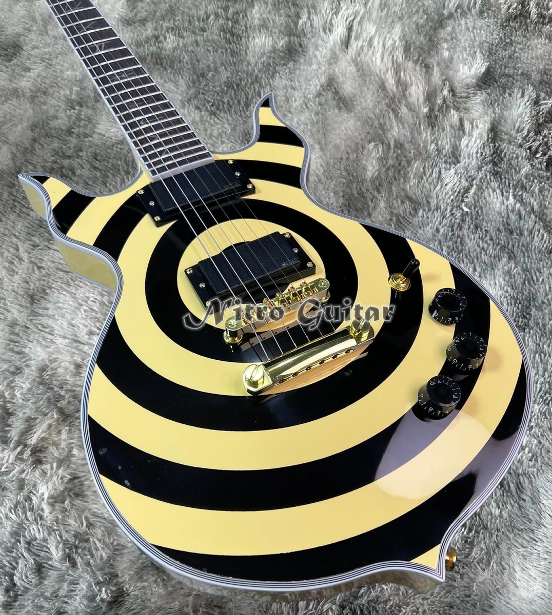 ギター Zakk Wylde bullseye Lespaul Guitarra Epiphone LP Zakk Wylde Plus - Mundomax