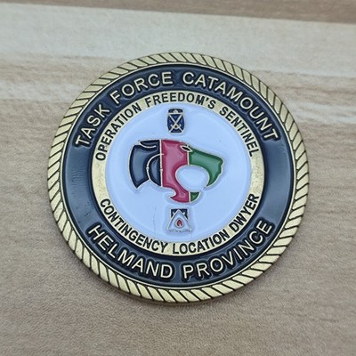 Cl Dwyer Afghanistan Task Force Catamount Helmand Province Challenge Coin