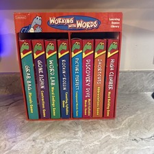 Lakeshore Reading Comprehension Learning Game Library 7 Games Set Great Shape