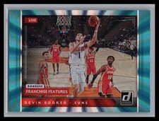 2021-22 Donruss Basketball #29 Devin Booker Franchise Features Holo Teal Laser