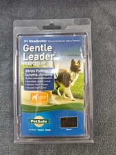 PetSafe Gentle Leader Headcollar Adjustable Dog Harness  Med, Black