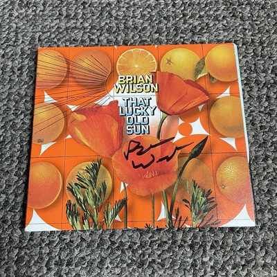 Brian Wilson   That Lucky Old Sun SIGNED CD 2008 The Beach Boys