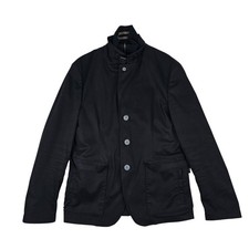 Cappotto uomo Gucci Viaggio nero cotone fodera staccabile taglia 46