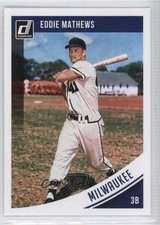 2018 Panini Donruss Eddie Mathews (Milwaukee) #59 HOF w7v