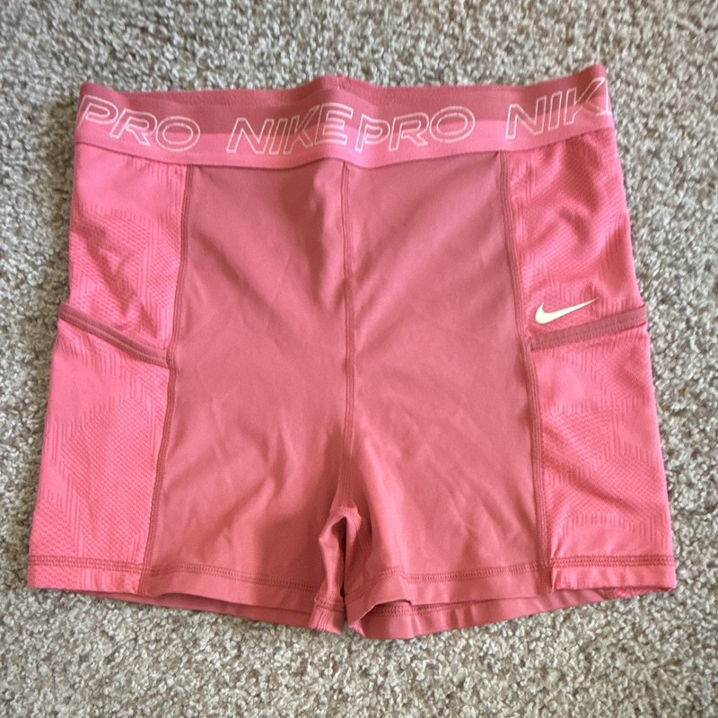 Nike Pro Women's Pink Compression Shorts DX0059-655