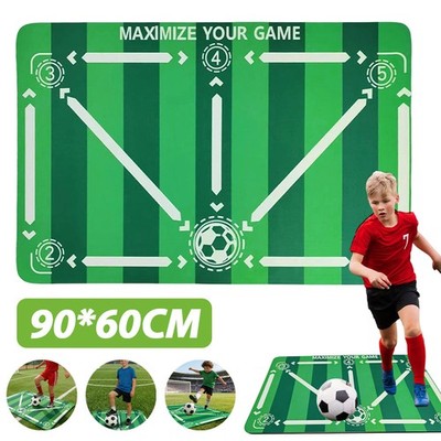 Fußball Trainingsmatte Fußballmatte Fußball Training Matte 90*60cm Leise Shock